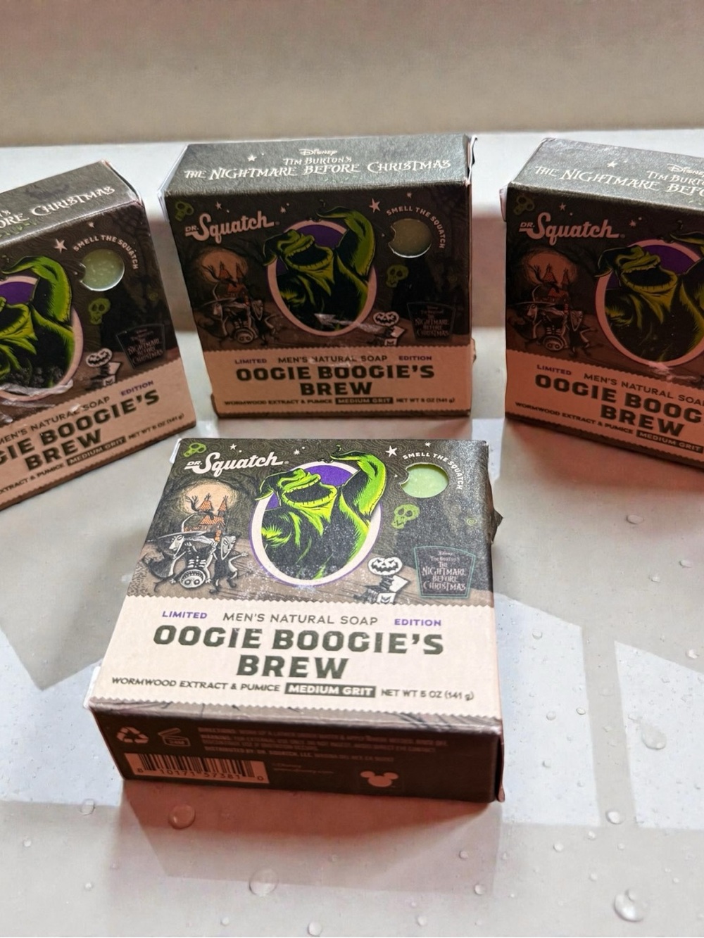 Oogie Boogie’s Brew Men's Natural Soap - Bundle of 4